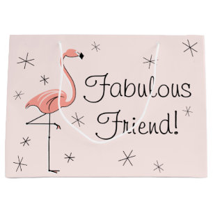 Ami fabuleux rose de Flamant rose "!" sac de