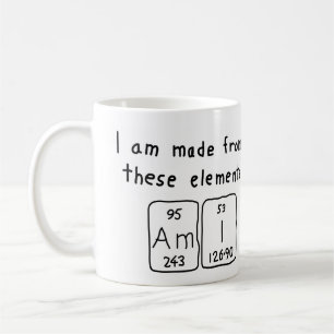 Ami periodic table name mug