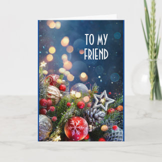 **AMI SPÉCIAL** À LA CARTE DE VACANCES DE NOËL