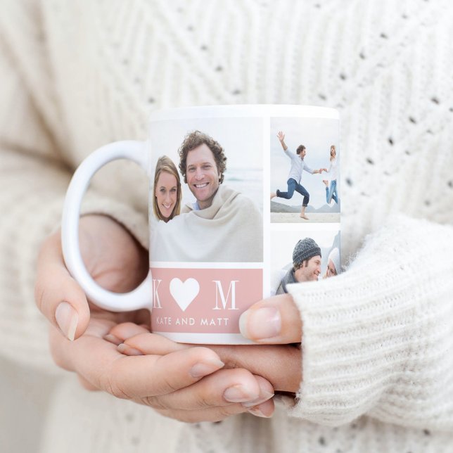 Amiante Initiales COULEUR MODIFIÉE Photo Mug (Créateur téléchargé)