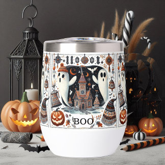 Amical Boo Halloween Ghost Script moderne Éffrayan