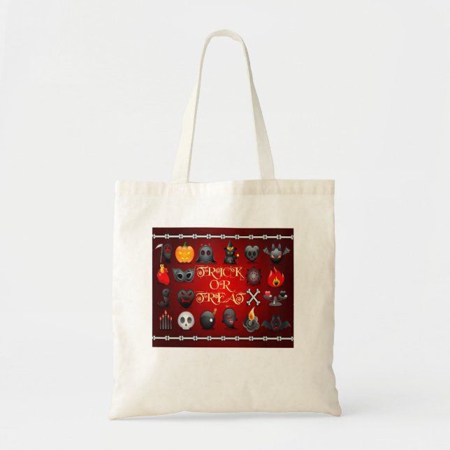 Amical un peu effrayant - Sac d'Halloween pour enf (Devant)
