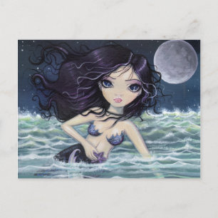 Amid the Soft Sea Mermaid Postcard