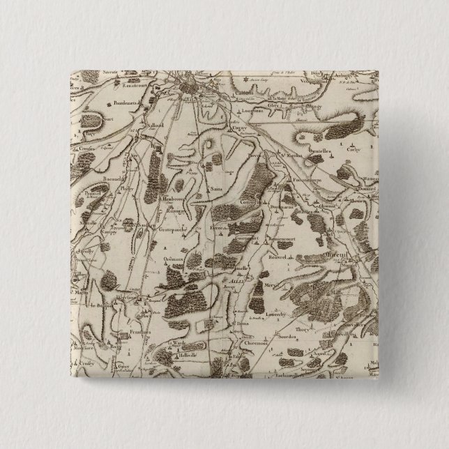 Amiens 2 Inch Square Button (Front)