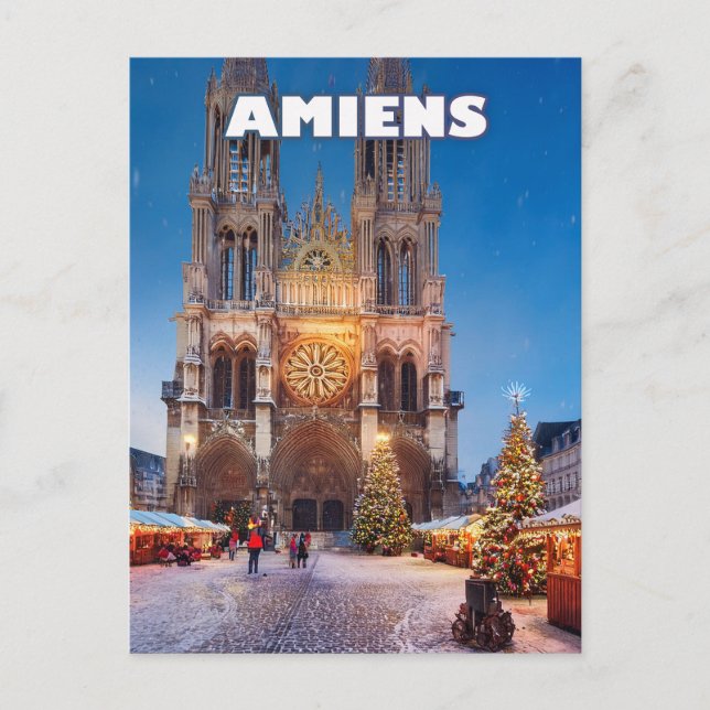 Amiens Christmas Wonder Postcard (Front)
