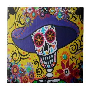 Amiga Catrina Day of the Dead Tile