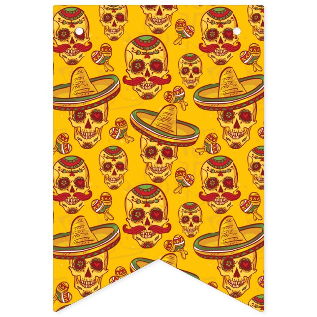 Amigo Skulls Bunting Flags (First Flag)