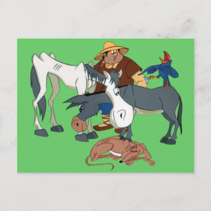 AMIGOS DE DON QUIJOTE - 400 Años - Cervantes Postcard