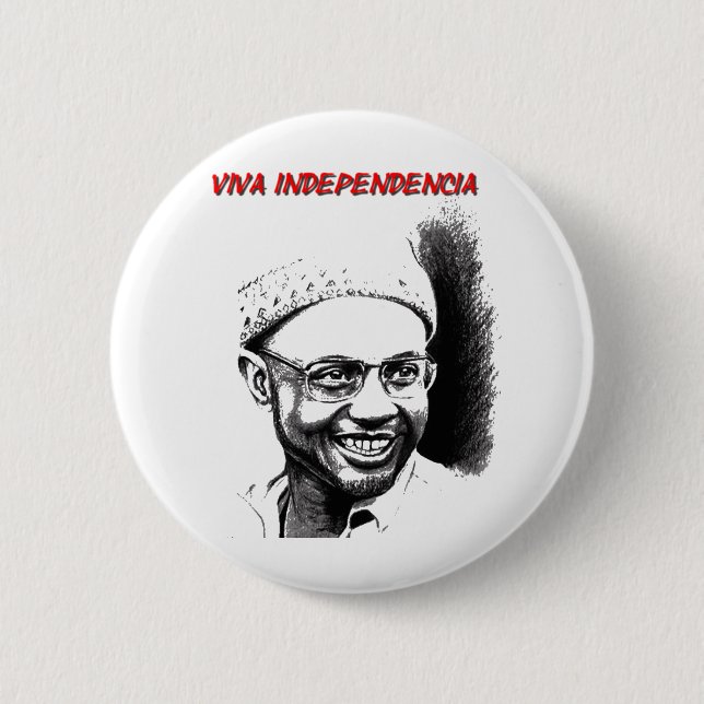 Amilca cabral 2 inch round button (Front)