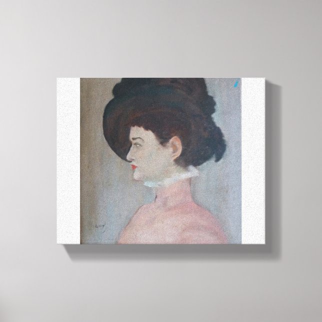 Amilia Self Portrait - Stretched Canvas Print (Front)