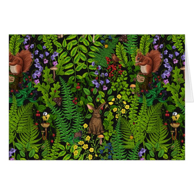 Amimies et plantes des bois (Devant horizontal)