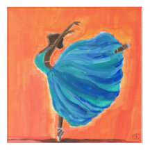 Aminah La Ballerina Wall Art