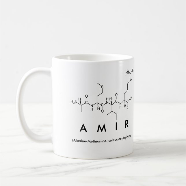 Amir peptide name mug (Left)