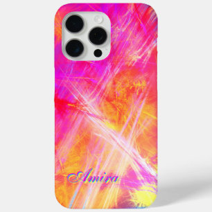 Amira - Personalize Your Own Name, Multi-Coloured iPhone 15 Pro Max Case