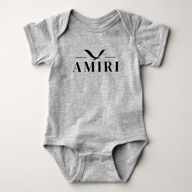 Amiri name gift baby bodysuit (Front)