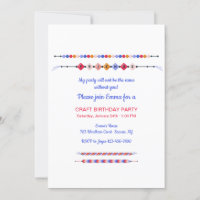 Amis Bracelets Invitation de fête d'anniversaire