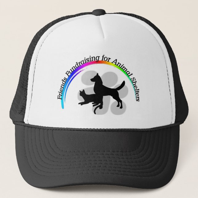 Amis collectant des fonds pour le casquette de (Devant)