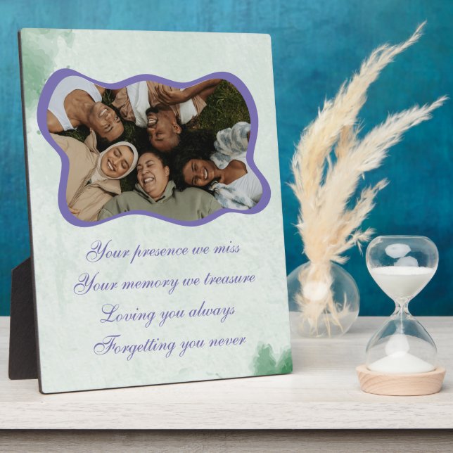 Amis dans les bois Plaque de table 8x10 Eau (Côté)