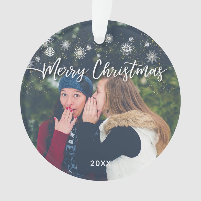Amis Photo Ornement de Noël (devant)