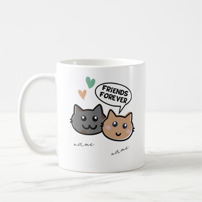 Amis pour toujours tasse, Amitié tasse (Gauche)