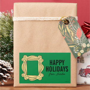 AMIS™   Trame de trou   Étiquette cadeau de Noël