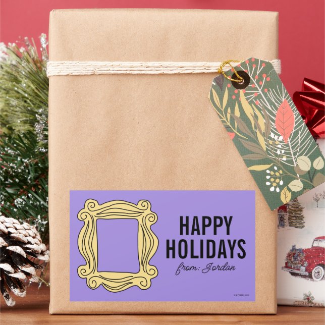 AMIS™ | Trame de trou | Étiquette cadeau de Noël (vacances)