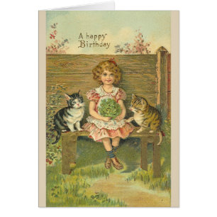 Amis vintages de joyeux anniversaire,