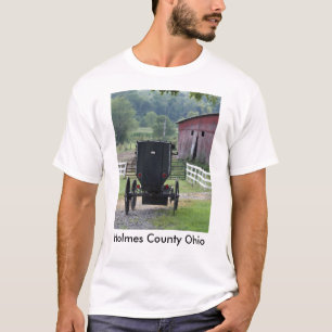 Amish Buggie - Holmes Co OH, Holmes County Ohio T-Shirt