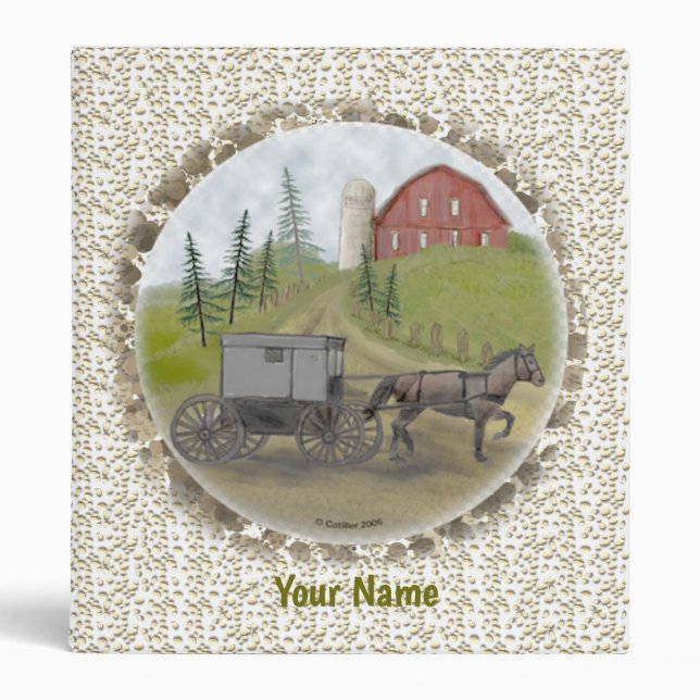 Amish Buggy Classeur invité (Devant)