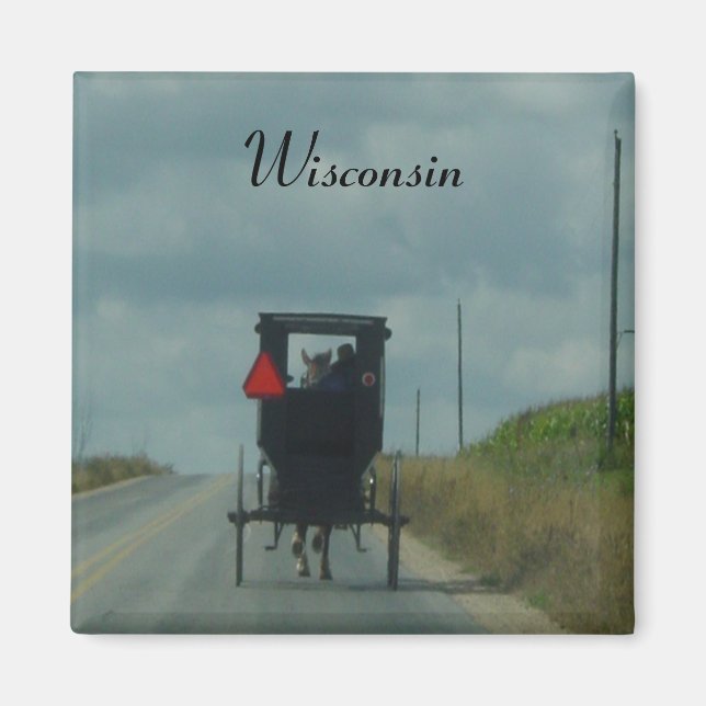 Amish buggy magnet (Front)