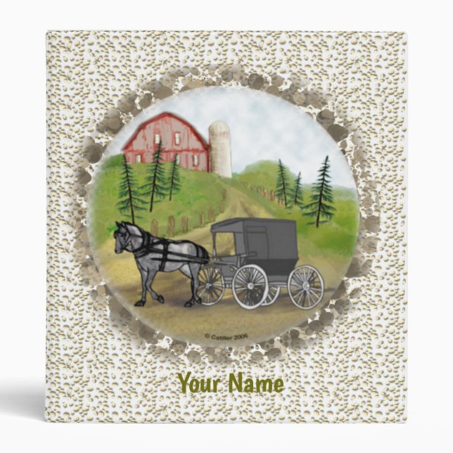 Amish Buggy Returns Binder (Front)