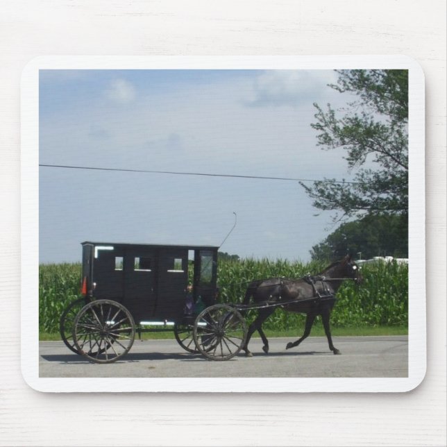 Amish buggy ride mouse pad (Front)