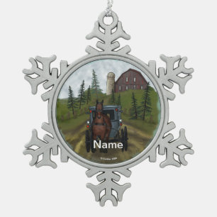 Amish Buggy Town Day  ornament