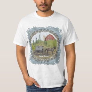 Amish Buggy Visite T-shirt