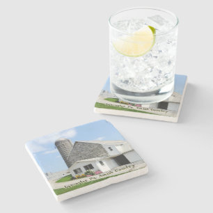 Amish Coasters, Farm House! Stone Coaster