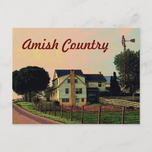 Amish Country Postcard