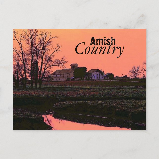 Amish Country Postcard (Front)