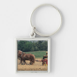 Amish Country simple people in farming with Keychain