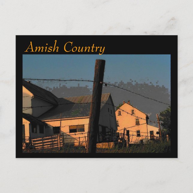 Amish Country (Thunder) Postcard (Front)