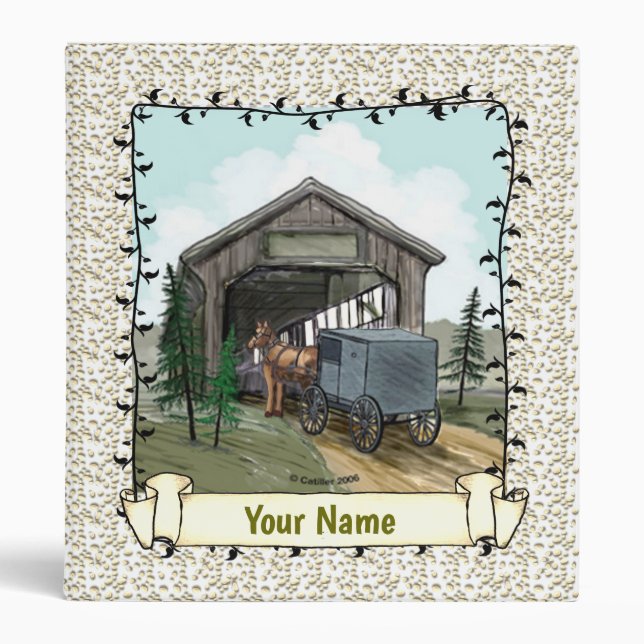Amish Covered Bridge binder (Front)