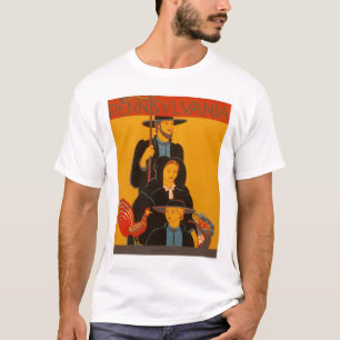 Amish Family Lancaster 1937 WPA T-Shirt