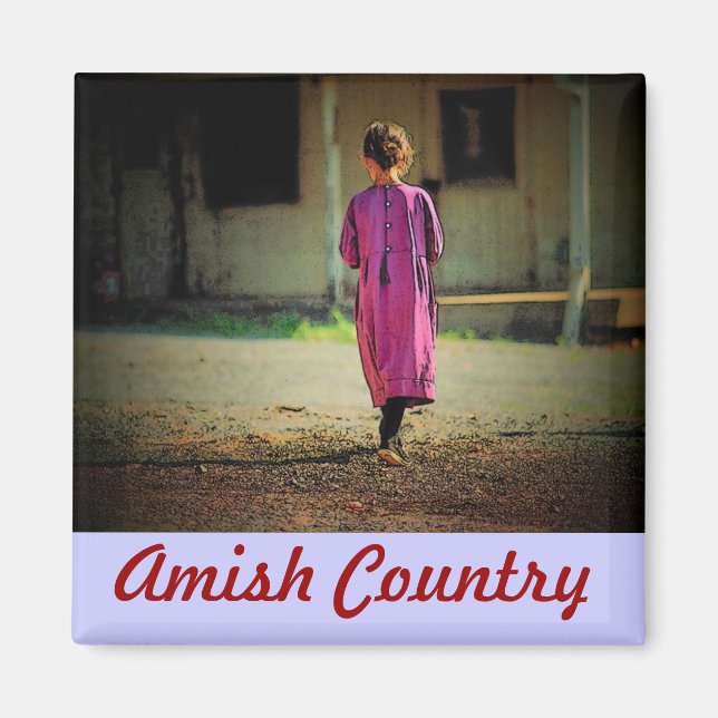 Amish Girl Magnet (Front)