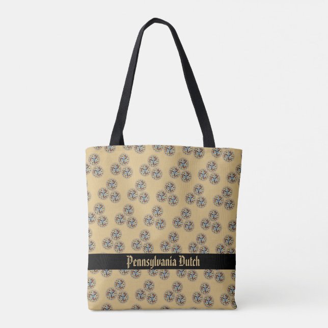 Amish Hex Sign Tote Bag (Back)