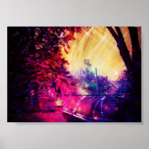 Amish Horse Fun Poster