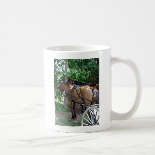 Amish Horses Coffee Mug
