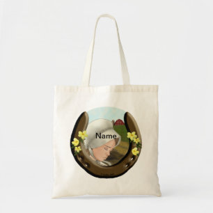 Amish Horseshoe Girl Tote Bag