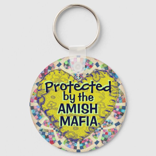 Amish Mafia Protection Keychain! Keychain (Front)