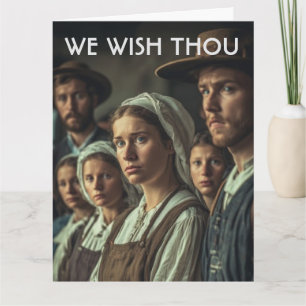 Amish Mennonite funny Birthday Greeting Card