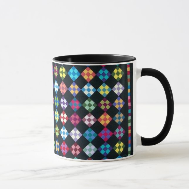 Amish Quilt Large Mug (Right)