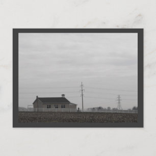 Amish Schoolhouse Postcard